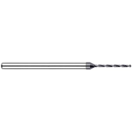 Miniature Drill, 0.0250, Flute Length: 0.2750